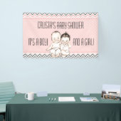Vintage Baby-Bruder-und Banner (Messeveranstaltung)