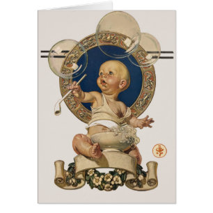 Vintage Baby Bubbles von J.C. Leyendecker Nursery