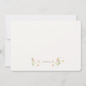 Vintage Baby Carriage Dusche Einladung (Rückseite)