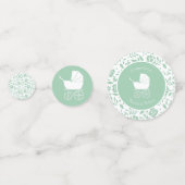 Vintage Baby Carriage Dusche schön Konfetti (Vorderseiten)