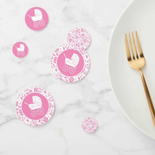 Vintage Baby Carriage Dusche schön Konfetti (Gruppe)