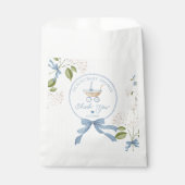 Vintage Baby Carriage French Stripes Thank you Geschenktütchen (Vorderseite)