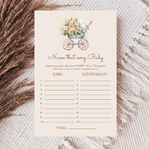 Vintage-Baby-Carriage-Spiel Name that song baby