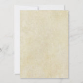 Vintage Baby-Dusche für Junge Einladung (Rückseite)