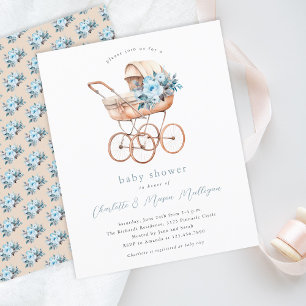 Vintage Baby-Kinderwagen neutrale Paare Baby-Party
