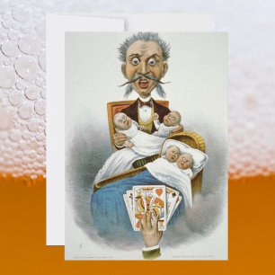 Vintage-Baby-Party für Männer! Eine Dadchelor-Part Einladung