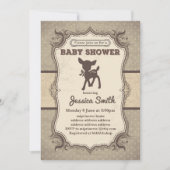 Vintage BABY SHOWER Einladung - Toyota (Vorderseite)