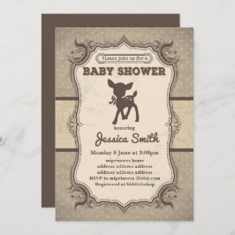 Vintage BABY SHOWER Einladung - Toyota