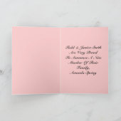 Vintage Babydusche auf bunten Blasen Ankündigung (Innenseite)