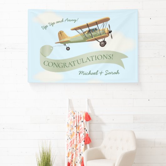 Vintage Babydusche Banner (InSitu)