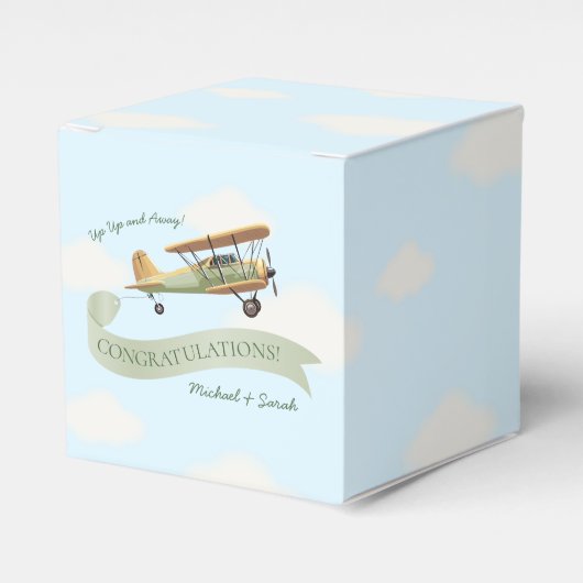 Vintage Babydusche Geschenkschachtel (Vorderseite)