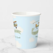 Vintage Babydusche Pappbecher (Links)