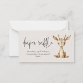 Vintage Babyduschmaschine für Kleintiere Mitteilungskarte (Vorderseite)