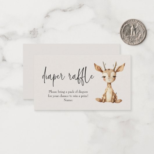 Vintage Babyduschmaschine für Kleintiere Mitteilungskarte (Vorderseite/Rückseite Beispiel)