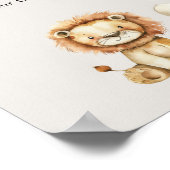 Vintage Babyduschmaschine für Kleintiere Poster (Ecke)