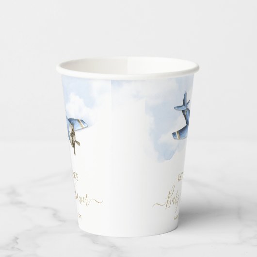 Vintage Babyduschpapierkästen Pappbecher (Links)