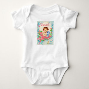 Vintage-Babymädchen Einteiler