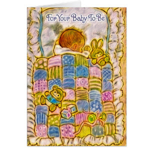 Vintage Babymalerei für Ihr Baby