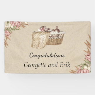 Vintage-Babyparty-Banner Banner