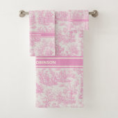 Vintage Babypinke Badhandtuch Set (Insitu)