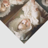 Vintage Babys Seidenpapier (Ausschnitt)