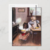 Vintage Backbären Postkarte (Vorne/Hinten)