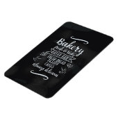 Vintage Bäckerei Brotkartentafel Magnet (Linke Seite)