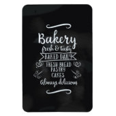 Vintage Bäckerei Brotkartentafel Magnet (Vertikal)