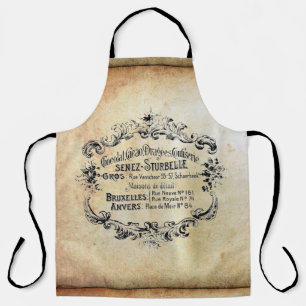 Vintage Bäckerei Café Konditorei Chef Koch Schürze