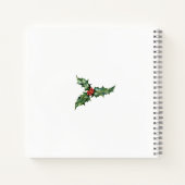 Vintage Bäckerei Spiralrezeptur Notebook Notizblock (Rückseite)