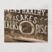 Vintage Bäckerei und Postkarte (Vorderseite)