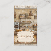 Vintage Bäckerei Visitenkarte (Vorderseite)