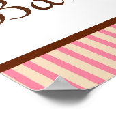 Vintage Bäckerei Zeichenkunst Poster (Ecke)