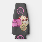 Vintage Backkönigin Flaschenkühler (Vorderseite)