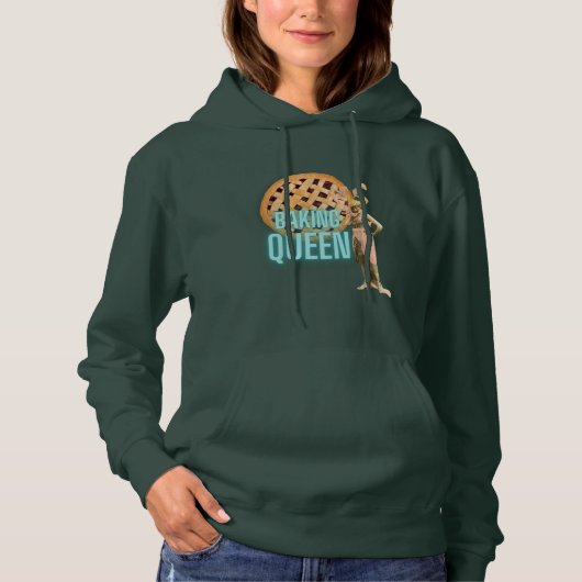 Vintage Backkönigin Hoodie (Vorderseite)