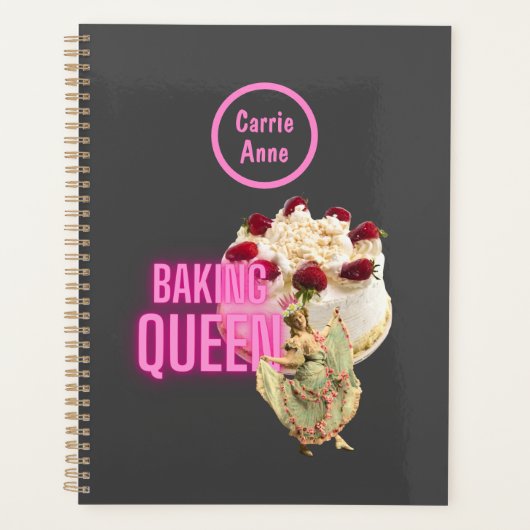 Vintage Backkönigin Planer (Vorderseite)
