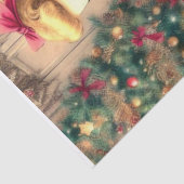 Vintage Backkost Weihnachten Ladys Seidenpapier (Detail)