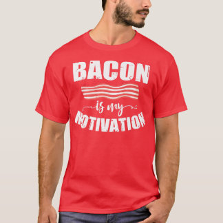 Vintage Bacon ist meine Motivation Ketogene Diät G T-Shirt
