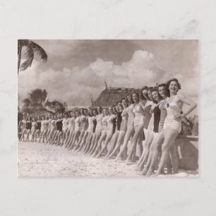 Vintage-Badeanzüge-Postkarte - 1780018.jpg Postkarte