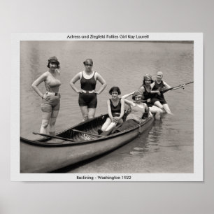 Vintage Badebeauties Ziegfeld Follies Kay Laur Poster