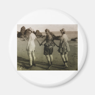 Vintage badenschönheiten magnet