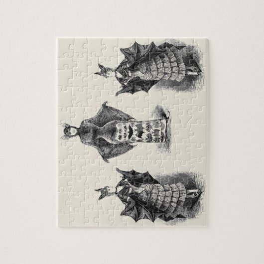 Vintage Baderäume Puzzle (Vertikal)