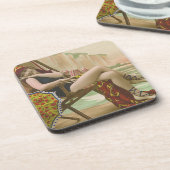 Vintage Baderäume Untersetzer (Linke Seite)