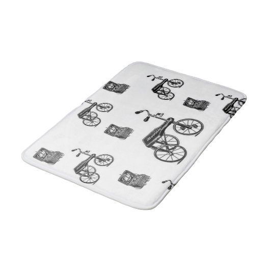 Vintage Badewanne Badematte (Schrägansicht)