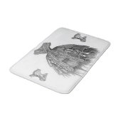 Vintage Badewanne Badematte (Schrägansicht)