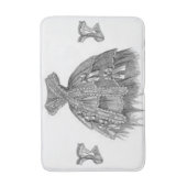 Vintage Badewanne Badematte (Vorderseite Vertikal)