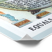 Vintage Badewanne Badewanne Ermutigung Sapolio Ad Poster (Ecke)