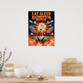 Vintage Badminton Bootleg Poster (Küche)