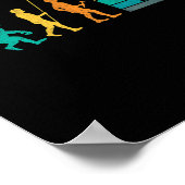 Vintage Badminton Evolution Shuttle Retro Badminto Poster (Ecke)