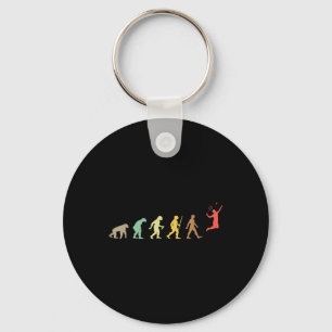 Vintage Badminton Retro Federball Evolution Schlüsselanhänger